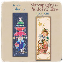 Puntos de libro ANGELITOS. Pack 6 ud